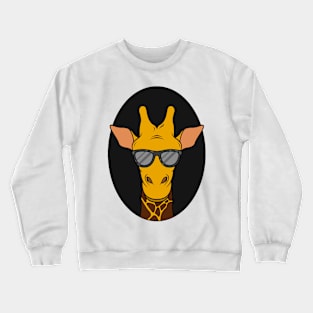 Girafffe with Sunglasses Crewneck Sweatshirt
